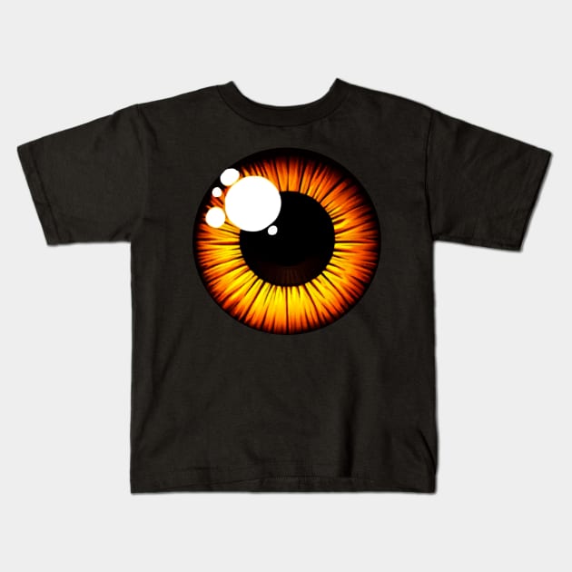 Mystical Eye Graphic Tee | Solar Eclipse Spiritual Visionary Art Shirt Kids T-Shirt by KontrAwersPL